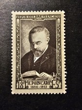 FRANCE CÉLÉBRITÉS DU XIX SIÈCLE POINCARÉ N°933 NEUF ** MNH 1952