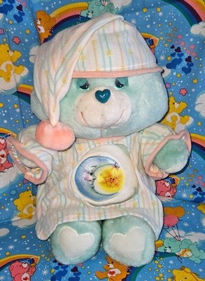 Vintage ''Bedtime'' Care Bear  mit Sweet Dreamers - origin. Kleidung - top Zustand