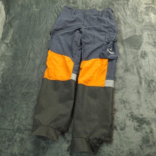 Wenaas FR Arc Flash Work Pants Mens 36x32 Inseam Navy Orange Welding Reflective