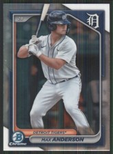 2024 Bowman Chrome Prospects #BCP-128 Max Anderson Detroit Tigers 1408