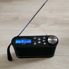 Roberts Play10 Portable AM/FM Radio Black Telescopic Aerial Headphone Jack