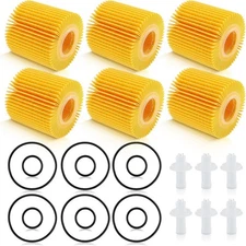 Engine Oil Filter - 6 Pack Compatible with Toyota Camry 2007-2017, ... Fast Ship