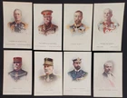 WW1 Postcards - Generals & Admirals -8/12 Series 237