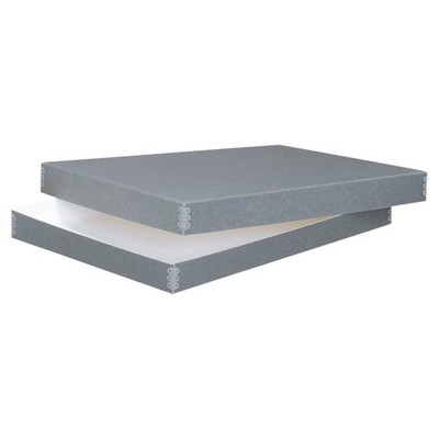 22x15 Gray Archival Storage Box Acid-Free Drop Front Museum Archive Photo Metal