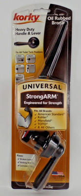Korky StrongARM Toilet Tank Handle & Lever Metal Handle Oil Rubbed Bronze 6081