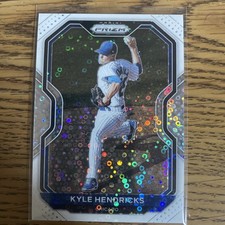 2021 Panini Prizm White Donut Circles Kyle Hendricks # 1/5 Chicago Cubs SSP