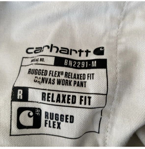 Carhartt Gray Rugged Flex Pants 38 X 32 (hemmed) Canvas Cargo BN 2291-M 5 pocket thumbnail 7