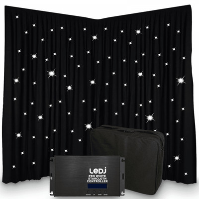 Pro LEDJ Star Stoff Drapierung Beleuchtungssysteme inkl. Controller Dimmen Strobe