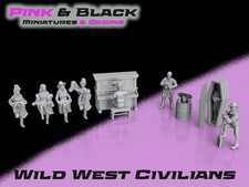Wild West Civilian Miniatures -Made to order- !CHECK DELIVERY TIMES!