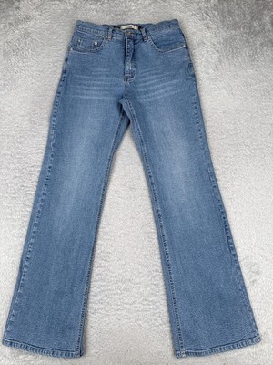 Jag Jeans Womens 8 Blue Bootcut Flare Med Wash High Rise Stretch Denim 28x31