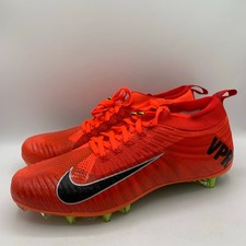 Nike Vapor Ultimate TD Flyknit Football Cleats Mens Size 12 Red Black Carbon
