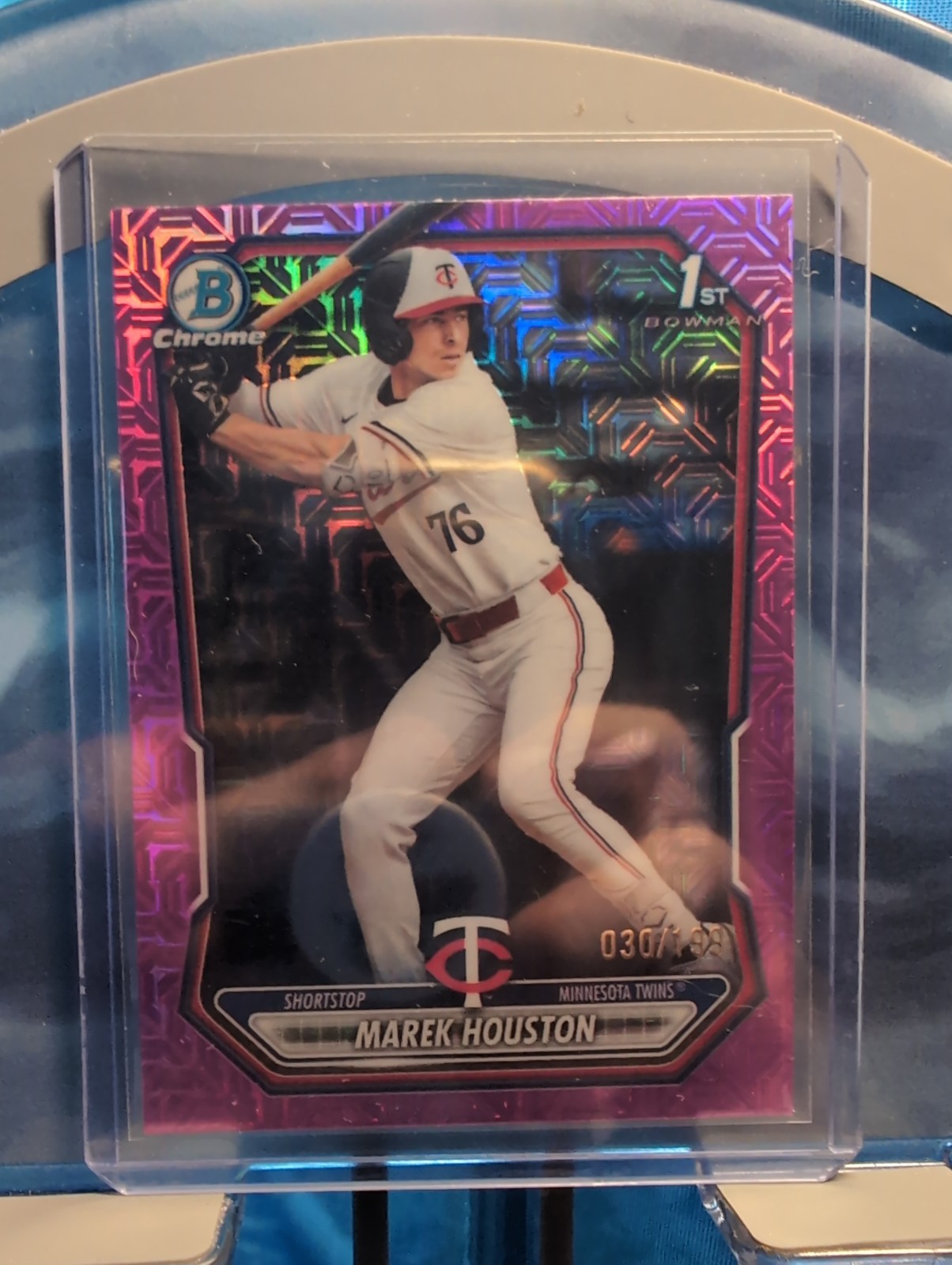 2026 Bowman Chrome - Marek Houston (1st) - #BCP-16 - Purple Mojo - 030/199