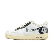 Nike Herren Air Force 1 Low Sneaker Weiß BoonDocks individuell angepasst EU 47.5