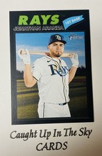 2026 Topps Heritage Jonathan Aranda Black Border SSP Rays PR/50