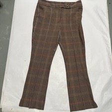 NWT VERONICA BEARD Montlake Cropped Houndstooth Tweed Pants Trousers Size 10