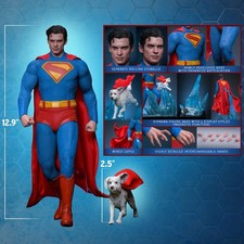 Hot Toys Superman & Krypto 1 6 Scale Figure Set David Corenswet Sideshow MMS812