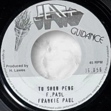 Reggae 7" Vinyl TU SHUN PENG & Frankie Paul All Ages Version 1983 Used