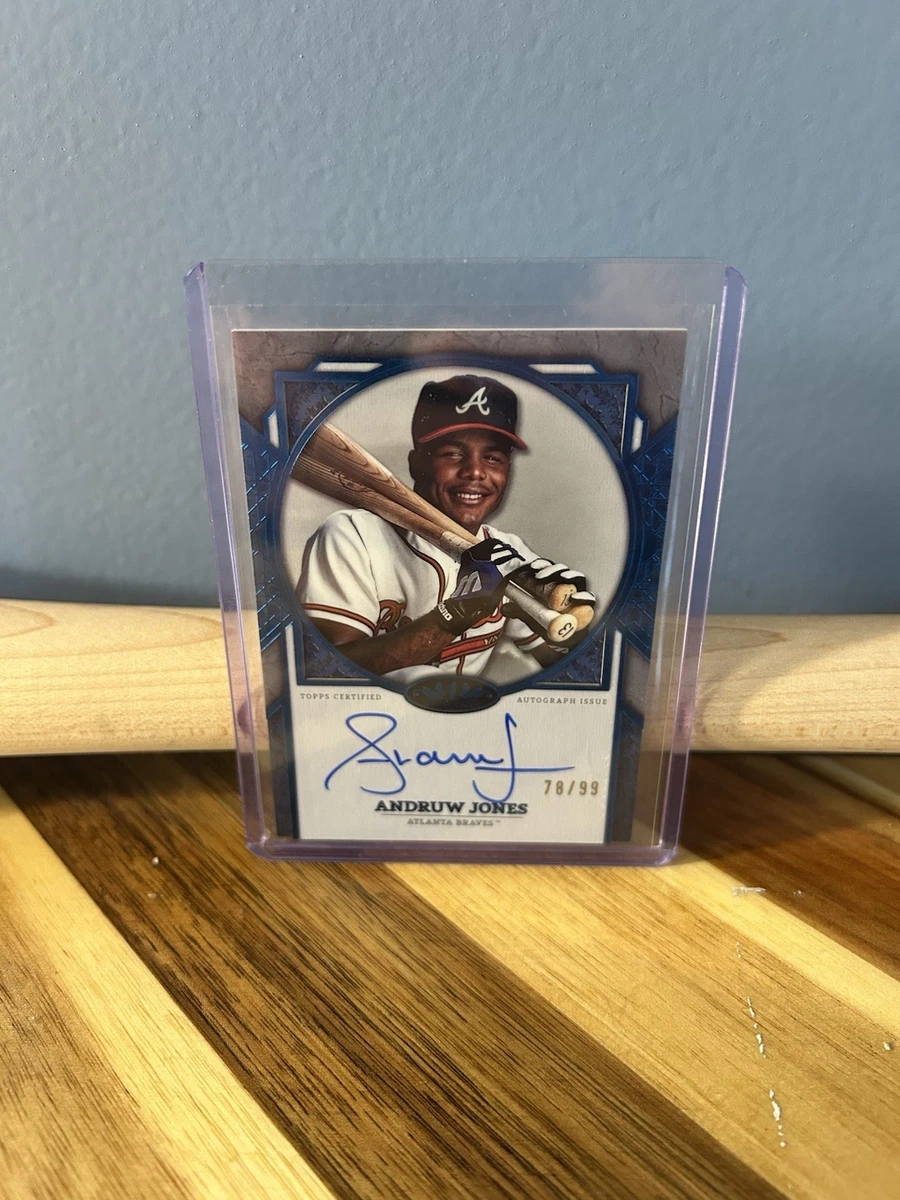 Andruw Jones Baseball Autographed Sports Trading Cards
