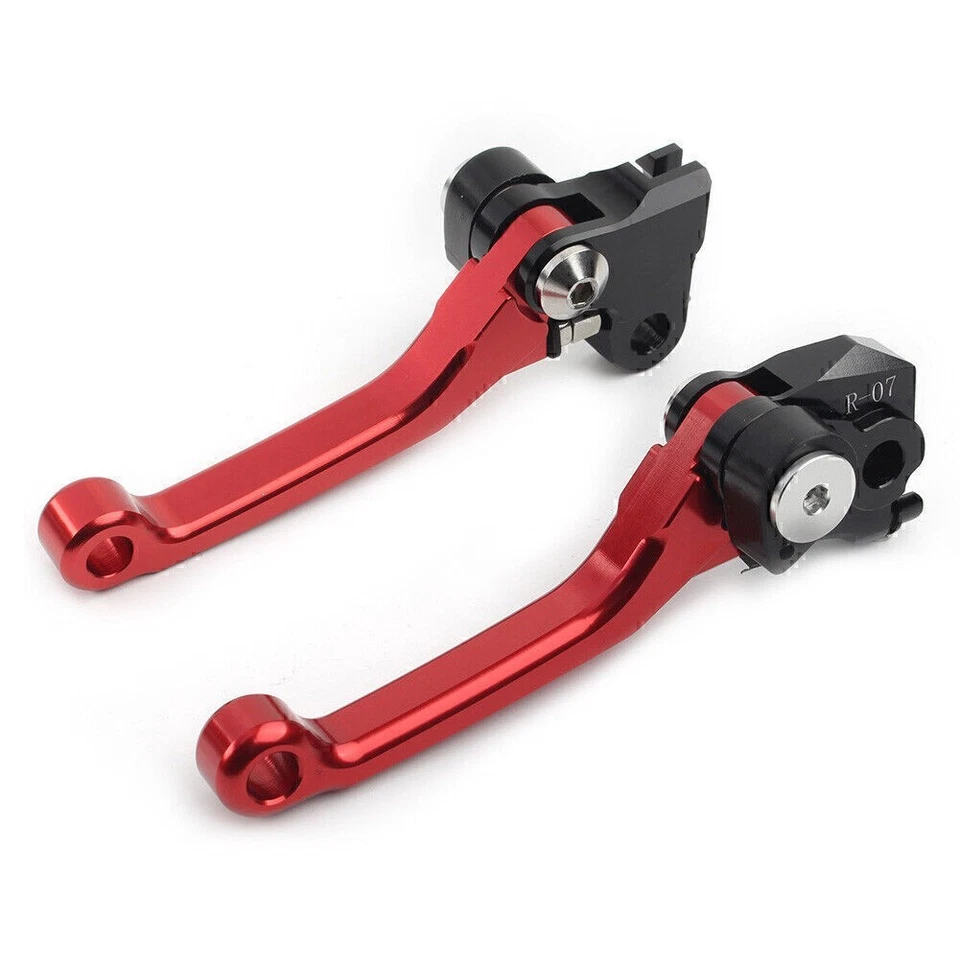Drehpunkt Bremse Kupplung Hebel Für Honda CRF250R 2007-2022 CRF450R 07-20 rot - Imagem 2 de 4