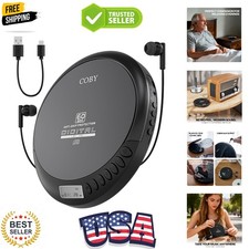 Portable CD Player with FM Radio and 60-Second Anti-Skip Protection   Compact...