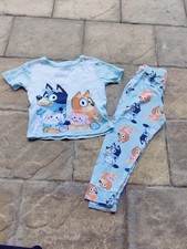 Bluey Bingo Kids Easter Pajama Set Size 6