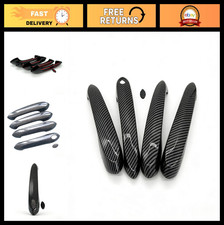 Carbon Fiber Door Handle Cover Trims for BMW X5 X6 3 5 6 7 8 Series M5 - 5PCS