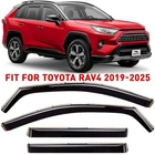 Rain Guards Vent Visors Shade for 2019-2025 Toyota RAV4 SHATTERPROOF