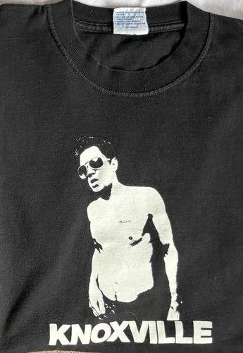 Jackass Promo MTV Johnny Knoxville Self Defense Size Vintage vintage concert t-shirt, vintage, single stitch, B+ condition
