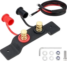 50 inch 4 AWG Copper Cable Battery Jump Post Kit Remote Battery Jumper Terminals