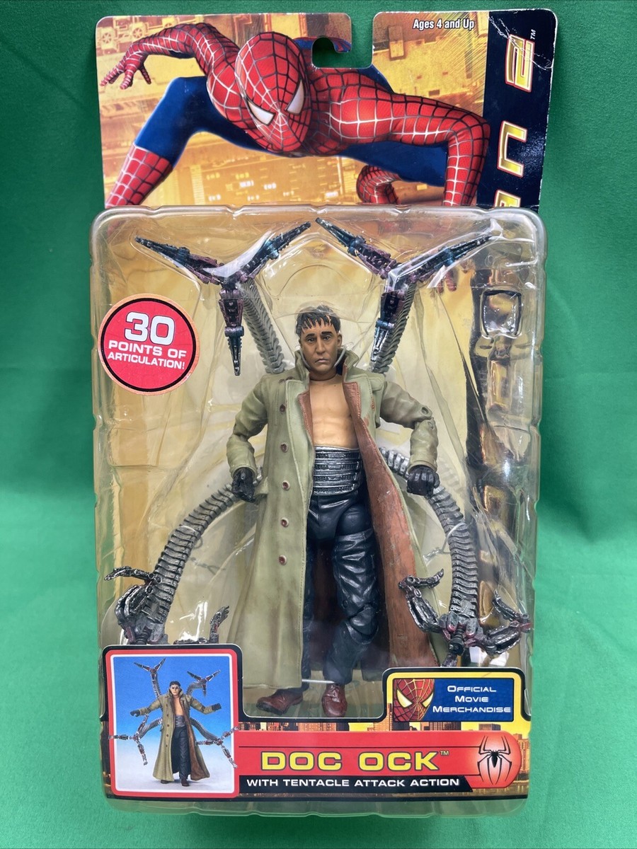 Spider-Man 2 Doc Ock Action Figure w/ Tentacle Attack Action