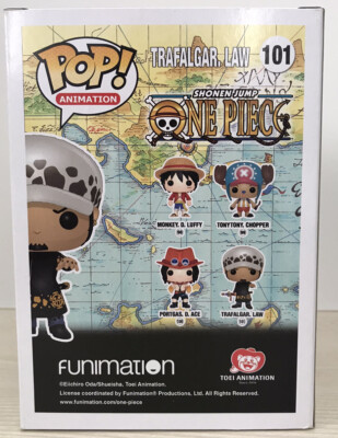 Trafalgar Law Funko Pop 101 One piece HTF Rare | eBay
