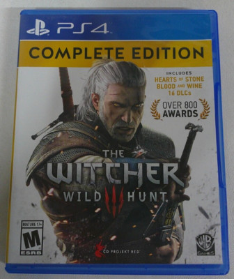 PS4 The Witcher Wild Hunt Complete Edition VG