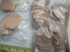 Lot of 124 Unfinished Wood HEARTS various sizes TO DECORATE Paint Decoupage