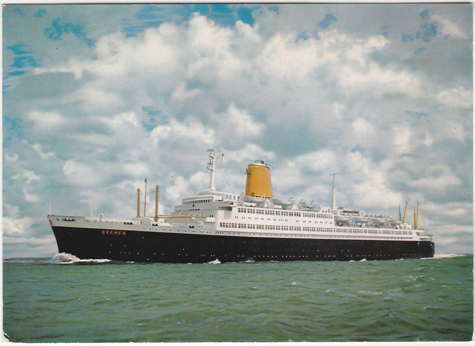 NAVI - VIERSCHRAUBEN - TS "BREMEN" - VIAGG. 1961 -31103-