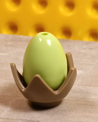 LEGO Rotten Egg Nest Dinosaur Green UNHATCHED Baby Stork Unborn Infant Treasure