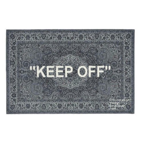 IKEA OFF-WHITE Keep Off Rug Grey White VIRGIL ABLOH Wall Art New | 200 x  300 cm | eBay
