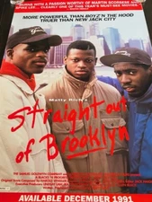 Movie Theater Cinema Poster Lobby Card 1991 Straight Out Of Brooklyn Gangster 