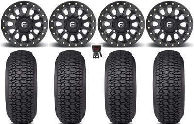 Fuel Vector Bdlk 15'' Wheels Bk 35'' Regulator 2 Tires Can-Am Commander Maverick