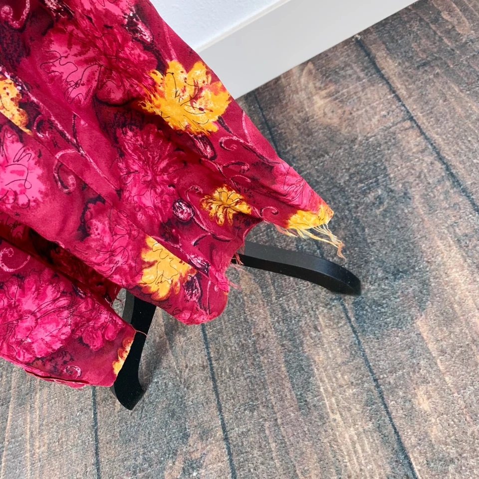 НЕДОСТАТКИ винтажный 1950-х дом Shroyers ремень драгоценности абстрактный цветочный платье бюст 36» - Изображение 4 из 4