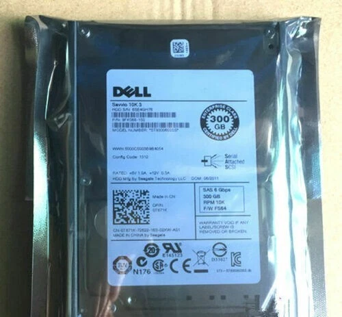 NEW DELL 300GB 10K 2.5"6G SAS DRIVE ST9300603SS hard Drive HDD - Image 2 of 3