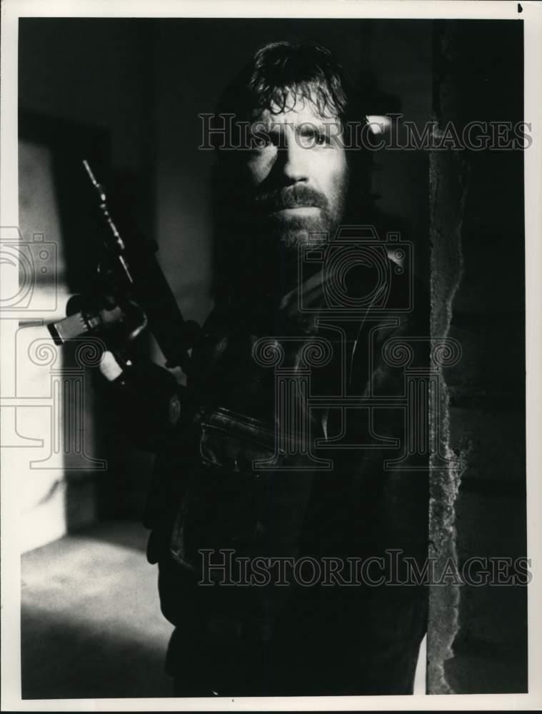 1988 Press Photo Actor Chuck Norris in 