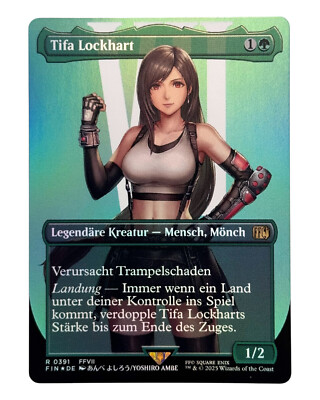MTG | Tifa Lockhart | Final Fantasy | NM | Foil | Deutsch