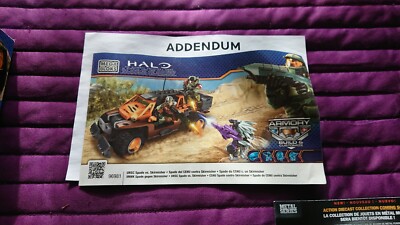 Mega Bloks Halo UNSC Spade vs Skirmisher 96981 Vehicle & Figures As Pictured