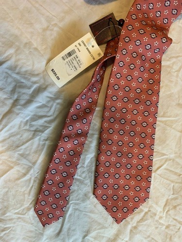 ISAIA NAPOLI 100% Silk Tie Necktie Handmade IN ITALY - Picture 3 of 6