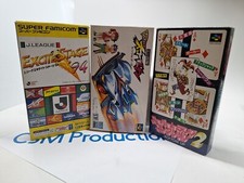 3 Nintendo Super Famicom In Box Games- Shining Scorpion, Super Trump 2 & J. Leag