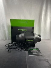 Vivosun AeroZesh T4 Black Inline Duct Fan Smart Ventilation System With Manual