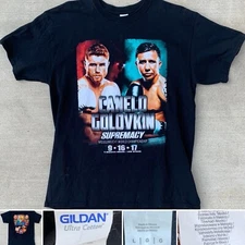 Canelo Golovkin Supremacy Midweight World Championship 17 Las Vegas T Shirt Sz L
