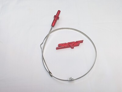 SRT HEMI 6.2 OIL DIPSTICK 16-25 DODGE CHALLENGER CHARGER HELLCAT, RED 
