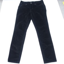 Seven7 Chino Pants Women 10 Black Cotton 5-Pocket Tummyless High-Rise Skinny Leg