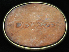 QF01149 VINTAGE 1970s DEWEZE FARMING AGRICULTURE COMPANY BELT BUCKLE
